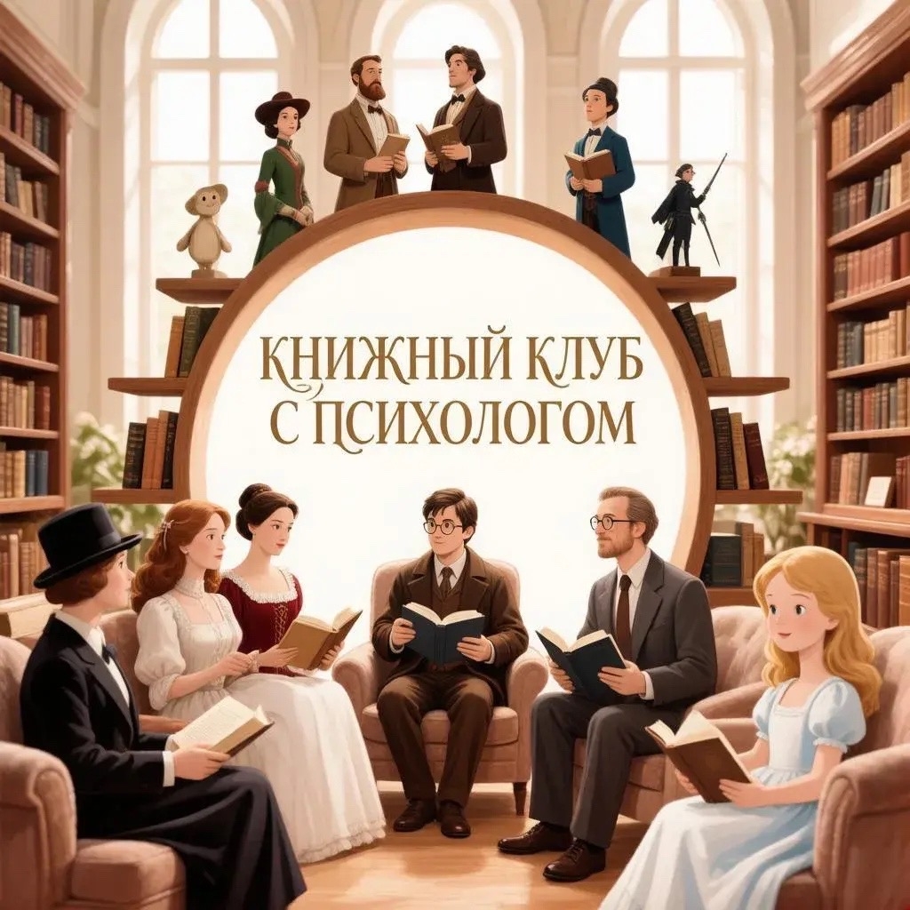 На площадке Штаба общественной поддержки стартует новый просветительский проект «Книжный клуб с психологом»!