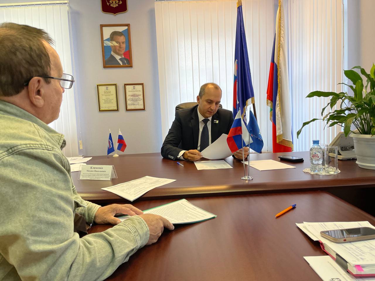 Михаил Клименко провёл приём граждан 