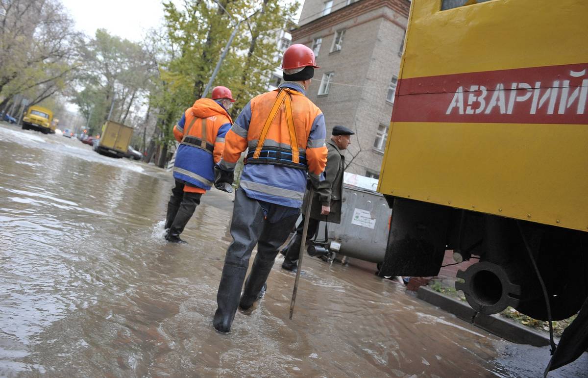 Аварии водопроводной сети