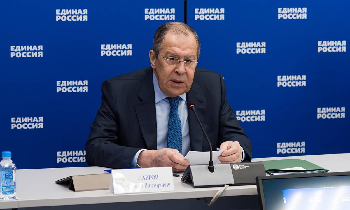 Сергей Лавров: «Единая Россия» будет создавать максимально благоприятные условия для развития страны, повышения ее безопасности и уровня благосостояния граждан