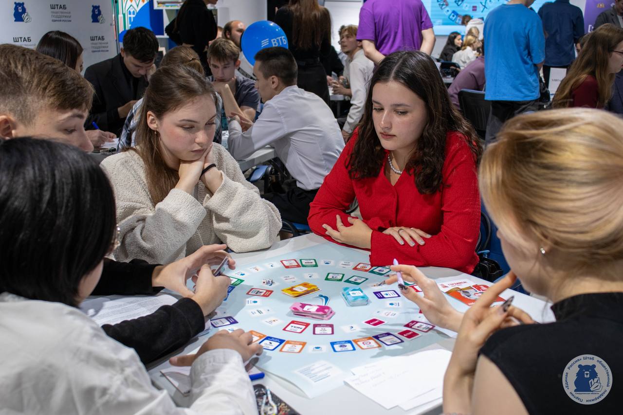 На площадке Штаба общественной поддержки прошла интеллектуальная бизнес - игра "Ты предприниматель!", проводимая в рамках регионального проекта "Молодежное предпринимательство"