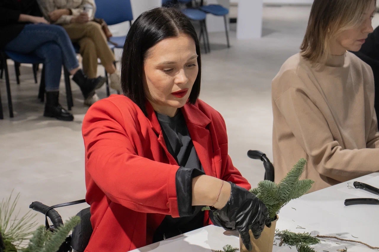 На площадке Штаба общественной поддержки прошел мастер-класс в преддверии Дня матери